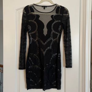 Express mini sequin dress